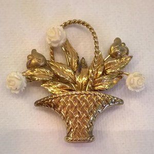 Vintage 50s Carl Art Gold Filled Brooch